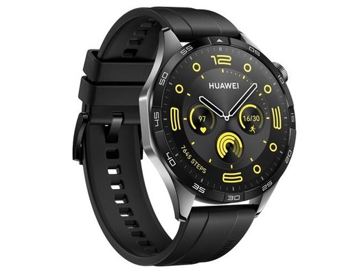 Смарт часы HUAWEI WATCH GT 4 BLACK FLUOROELASTOMER STRAP (PHOINIX-B19F)